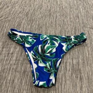 Floral tropical bathing suit bottom